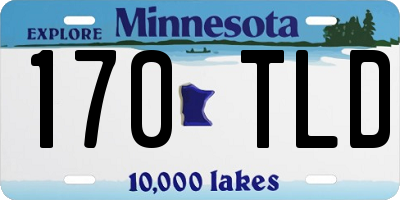 MN license plate 170TLD
