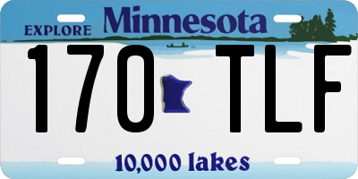 MN license plate 170TLF