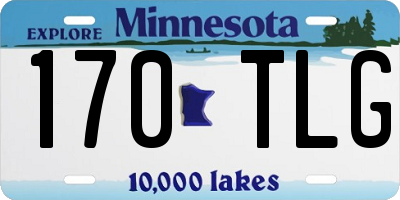 MN license plate 170TLG
