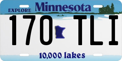 MN license plate 170TLI