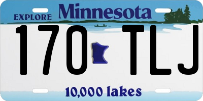 MN license plate 170TLJ