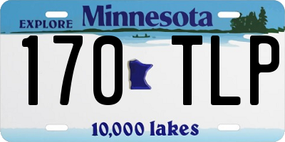 MN license plate 170TLP