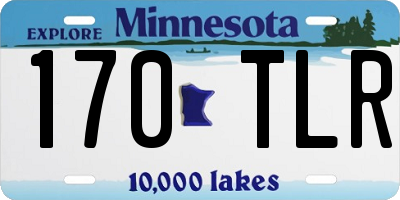 MN license plate 170TLR