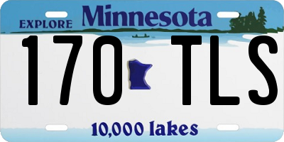 MN license plate 170TLS