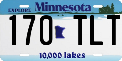 MN license plate 170TLT