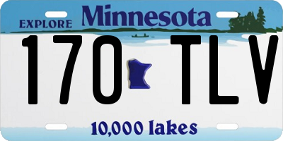 MN license plate 170TLV
