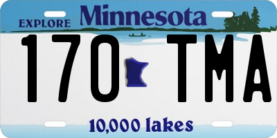 MN license plate 170TMA
