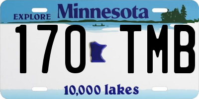 MN license plate 170TMB
