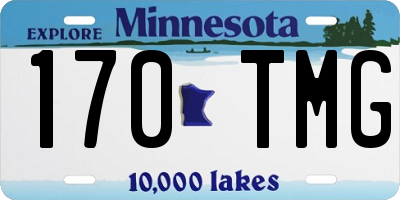 MN license plate 170TMG