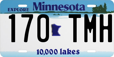 MN license plate 170TMH