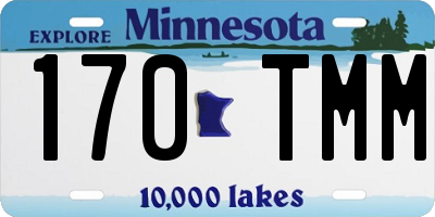MN license plate 170TMM