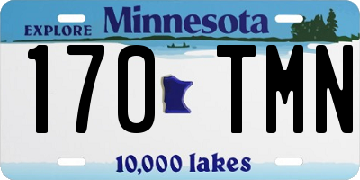 MN license plate 170TMN