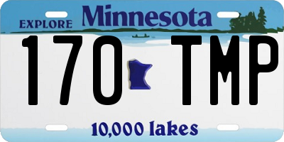 MN license plate 170TMP