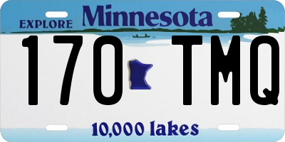 MN license plate 170TMQ