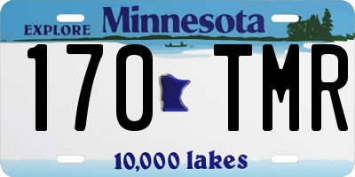 MN license plate 170TMR