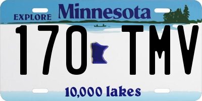MN license plate 170TMV