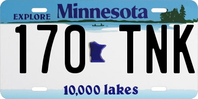 MN license plate 170TNK
