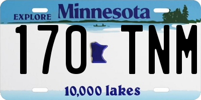 MN license plate 170TNM