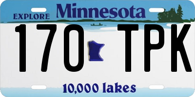 MN license plate 170TPK