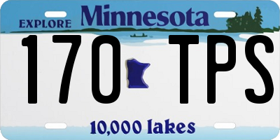 MN license plate 170TPS