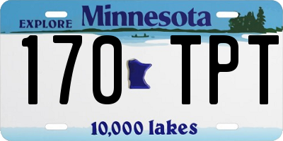 MN license plate 170TPT