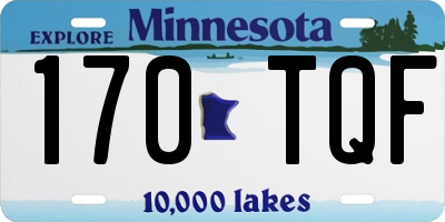 MN license plate 170TQF