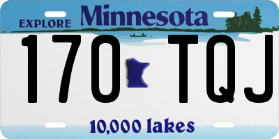 MN license plate 170TQJ