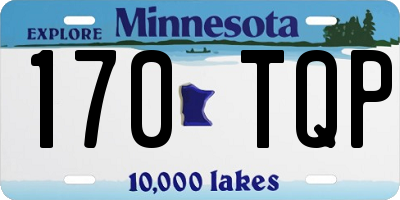 MN license plate 170TQP