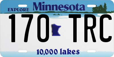 MN license plate 170TRC