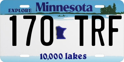 MN license plate 170TRF