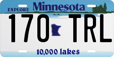 MN license plate 170TRL