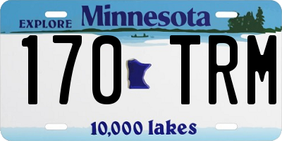 MN license plate 170TRM