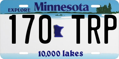 MN license plate 170TRP