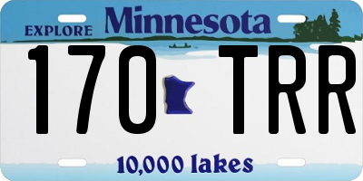 MN license plate 170TRR