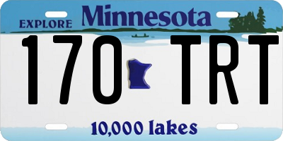 MN license plate 170TRT