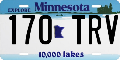 MN license plate 170TRV