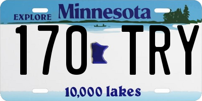 MN license plate 170TRY