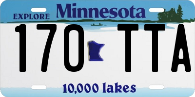 MN license plate 170TTA