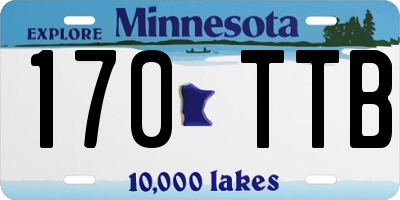 MN license plate 170TTB