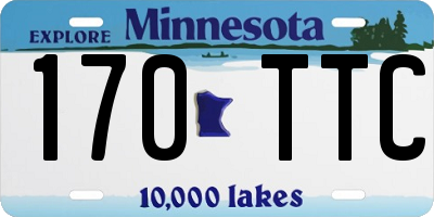 MN license plate 170TTC