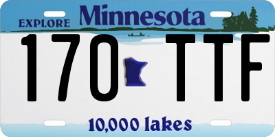 MN license plate 170TTF