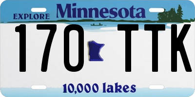 MN license plate 170TTK