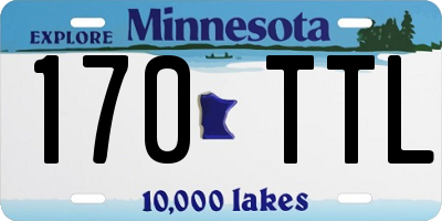 MN license plate 170TTL