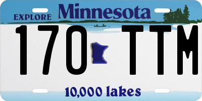 MN license plate 170TTM