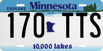 MN license plate 170TTS
