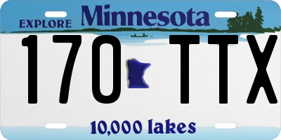 MN license plate 170TTX