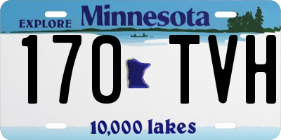MN license plate 170TVH