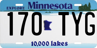 MN license plate 170TYG