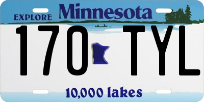 MN license plate 170TYL