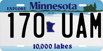 MN license plate 170UAM